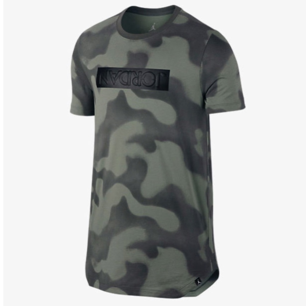 Upside down JORDAN camo shirt